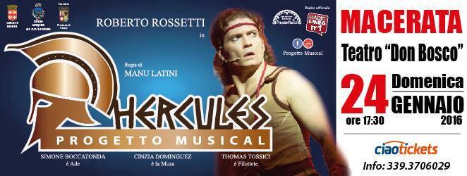 Hercules in scena al Teatro Don Bosco