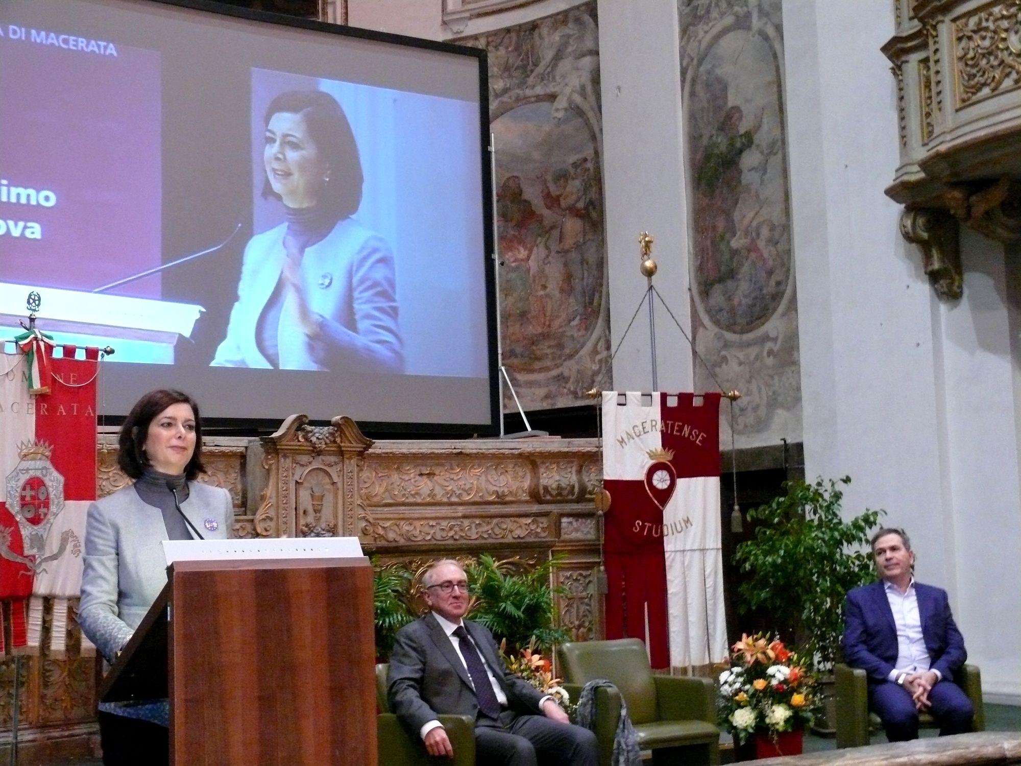 Laura Boldrini all’Università di Macerata: “Partire dai cittadini per costruire gli Stati Uniti d’Europa”