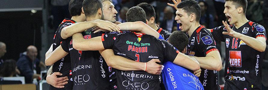 Cuore Lube: con Perugia rimonta un set e vince 3-1