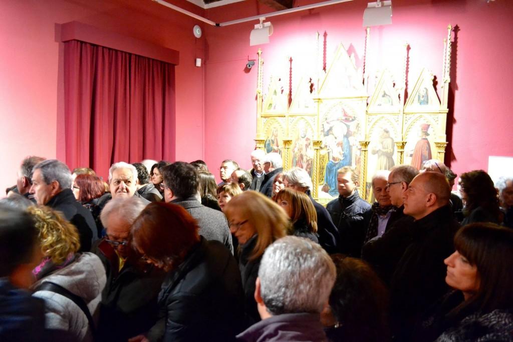 Pubblico alla Pinacoteca di San Severino Marche