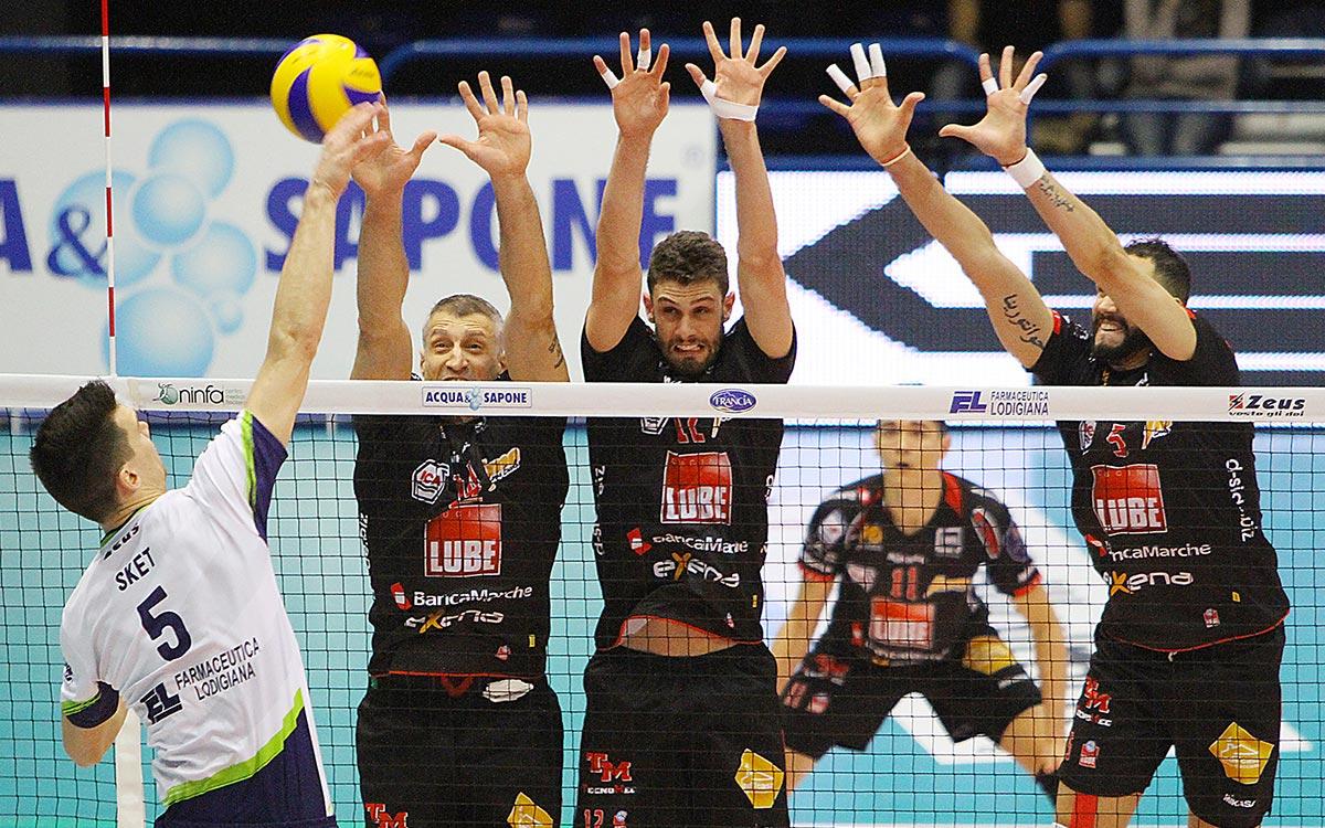 Lube batte Latina 3-0. Nella serie play off ora è 2 a 0