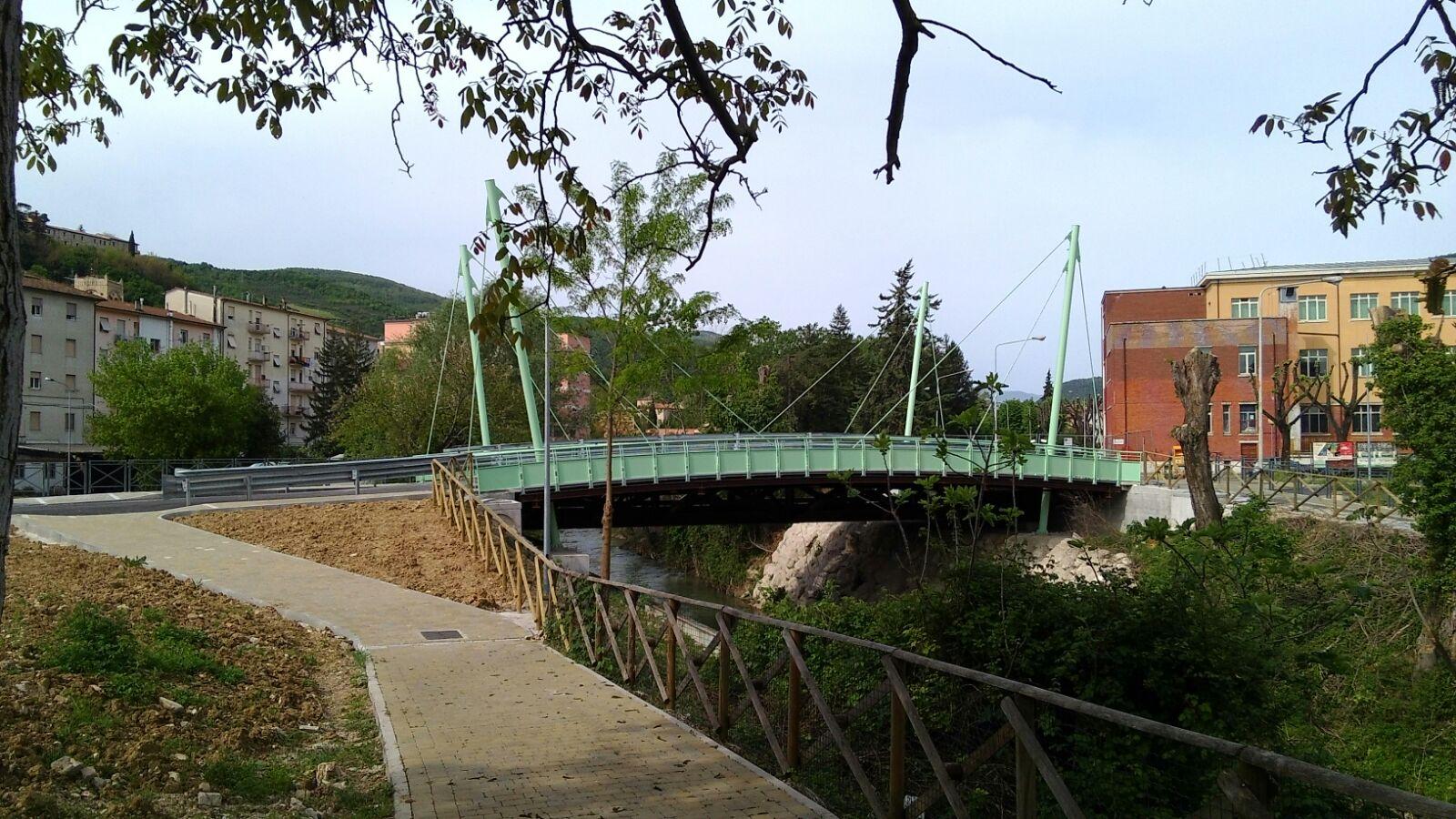 San Severino, si inaugura il nuovo ponte sul fiume Potenza