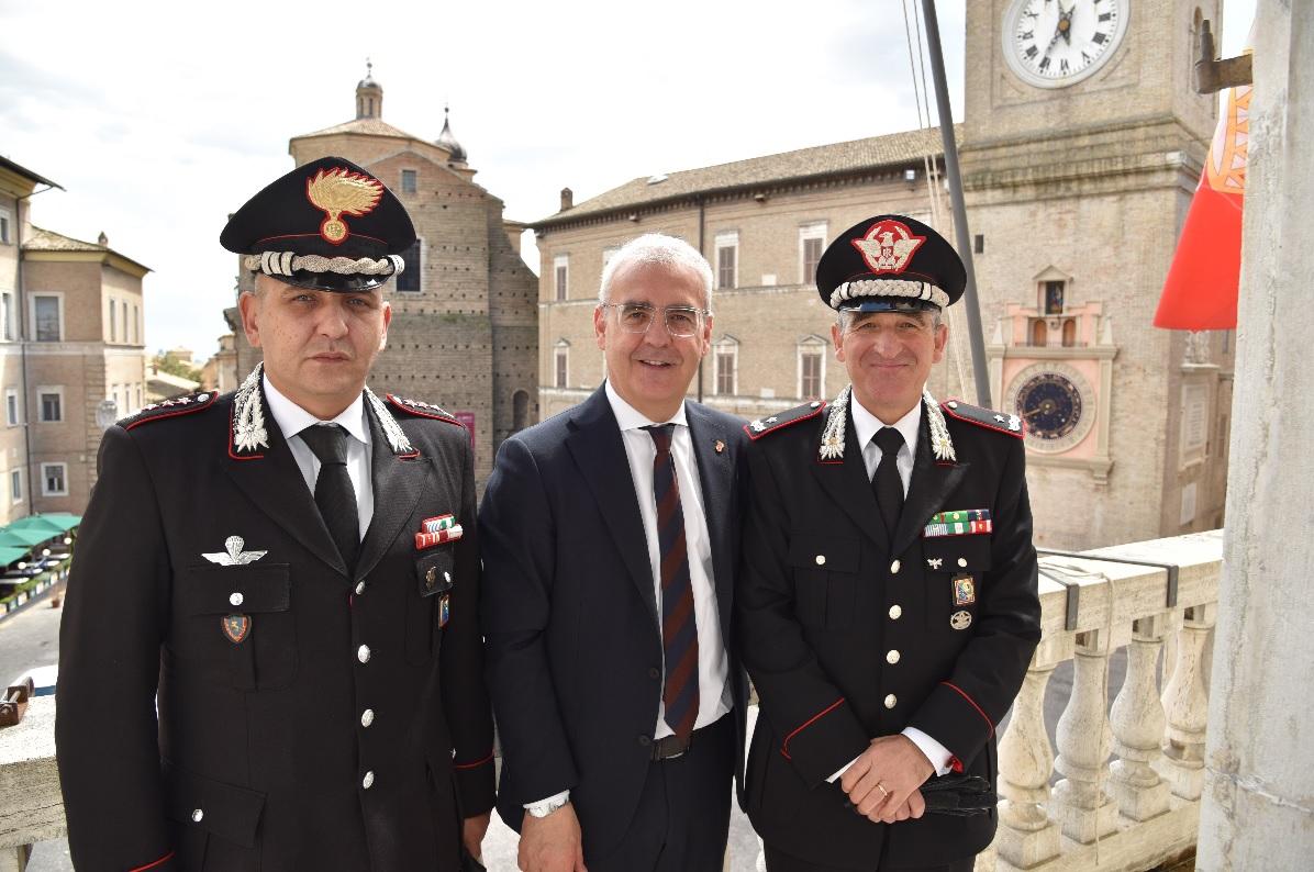 Il generale dei Carabinieri Favarolo ricevuto in Comune