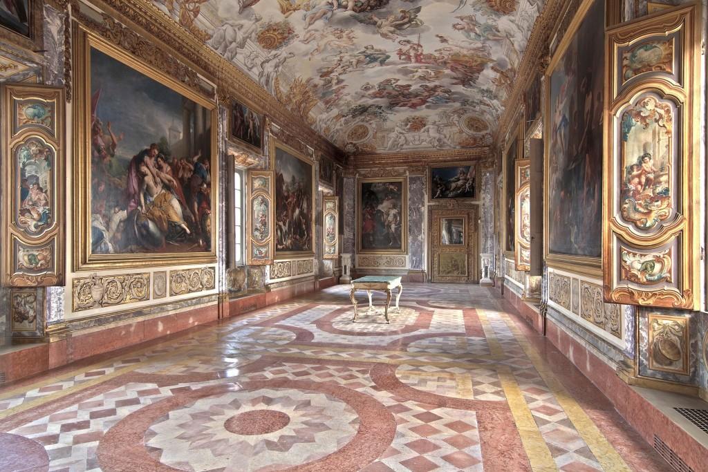 La sala dell'Eneide a palazzo Buonaccorsi