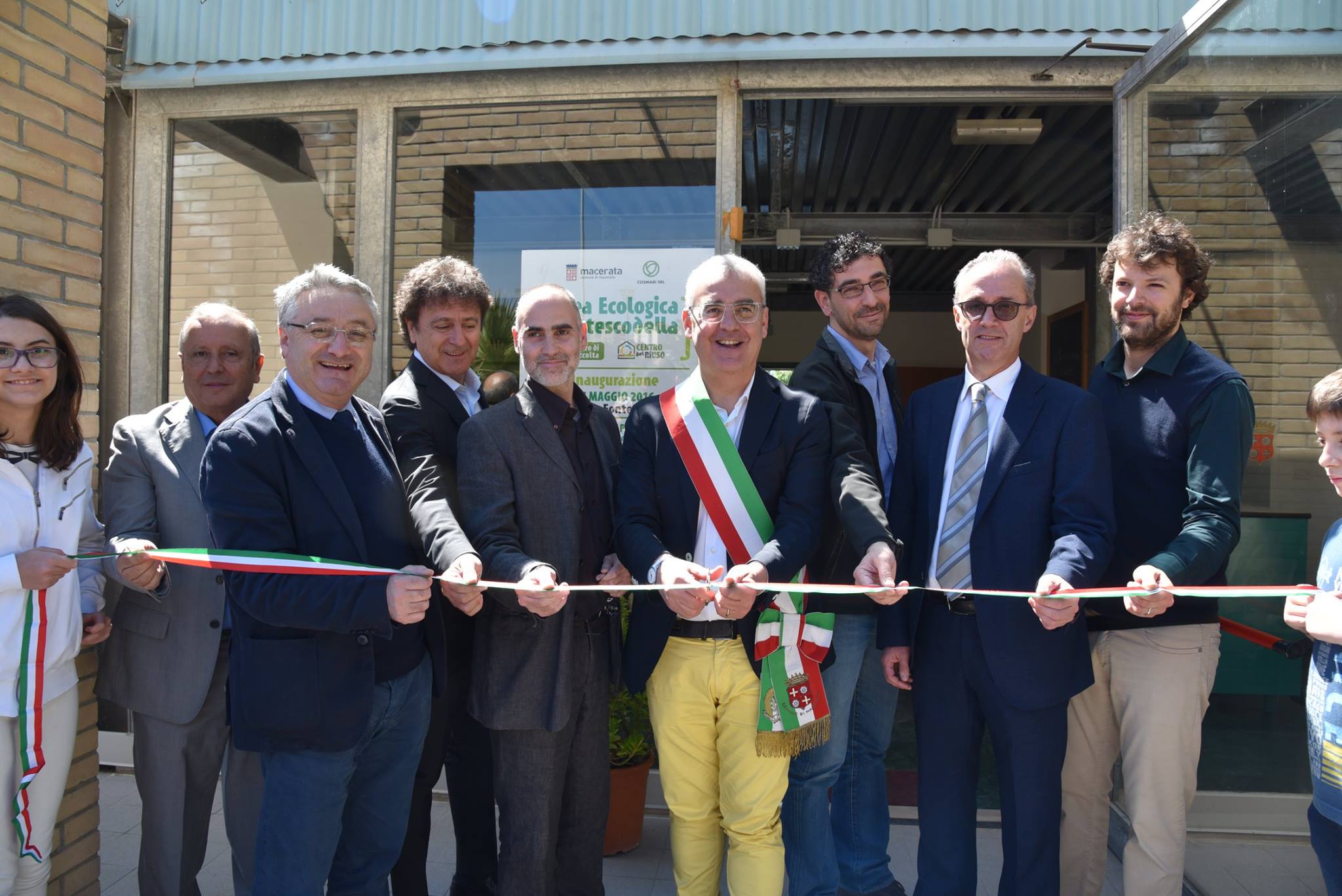 Inaugurata l’area ecologica con i centri di raccolta e riuso