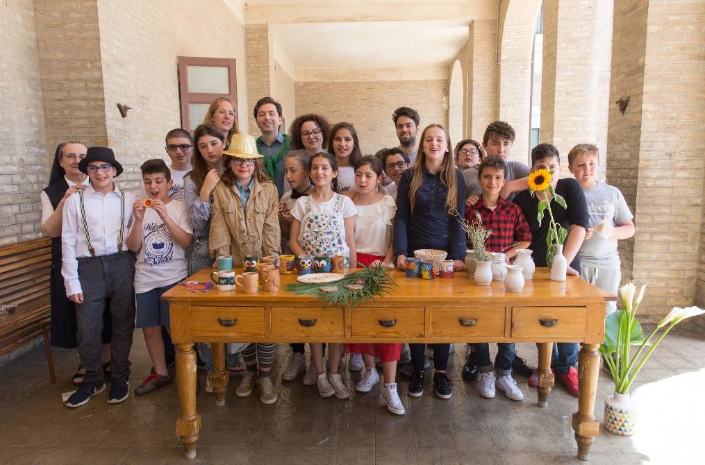 Festa per il primo anno della scuola media San Giuseppe