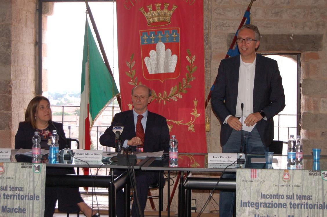 Regioni: incontro Umbria-Marche a Gubbio, le opportunità