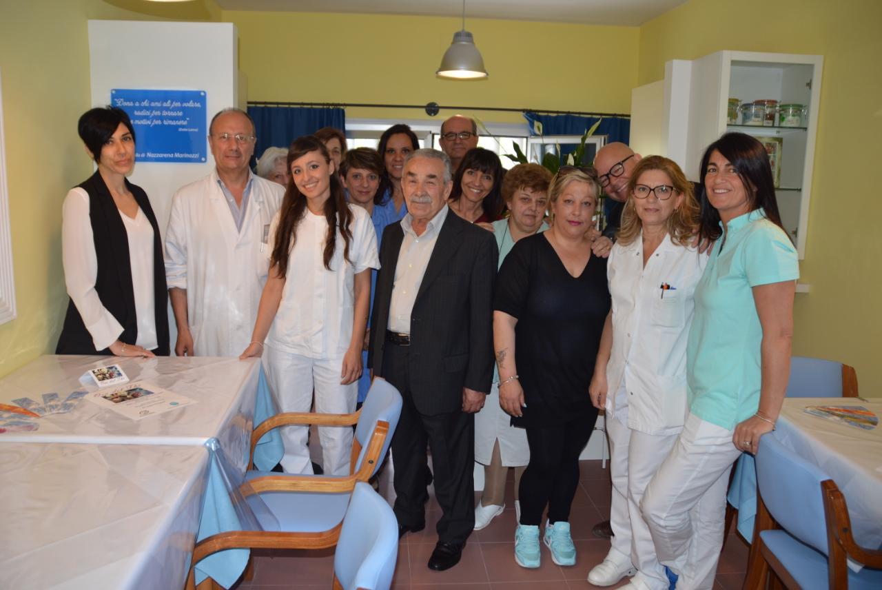 Spazio per socializzare all’ospedale di San Severino