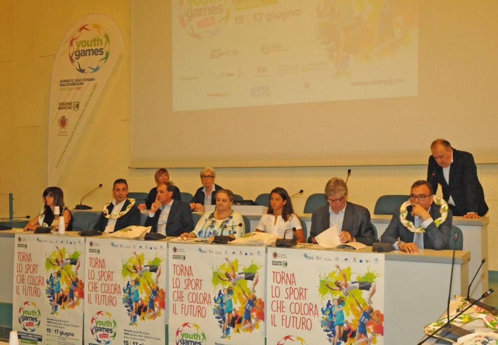 La presentazione dei Giochi al Comune di Ancona
