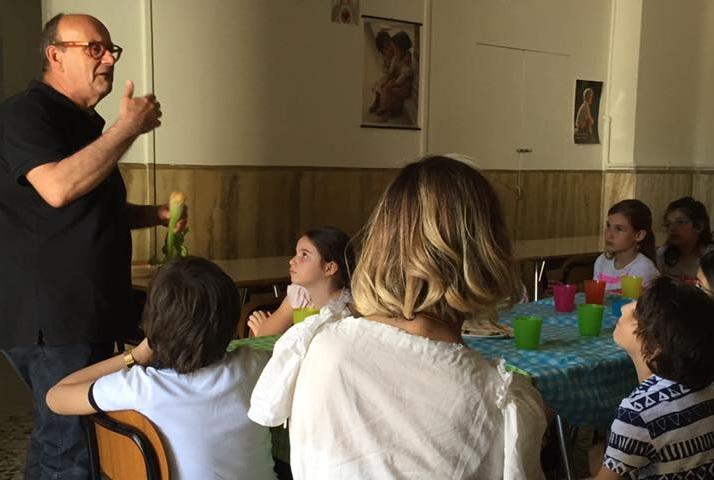 Carlo Cambi, lezione sul cibo per mamme e bambini