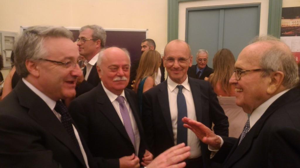 Angelo Sciapichetti, Antonio Pettinari,, Guido Perosino e Francesco Merloni