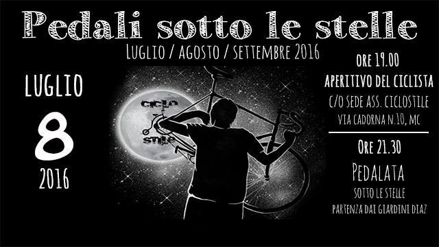 Questa sera a Macerata/2: pedali sotto le stelle