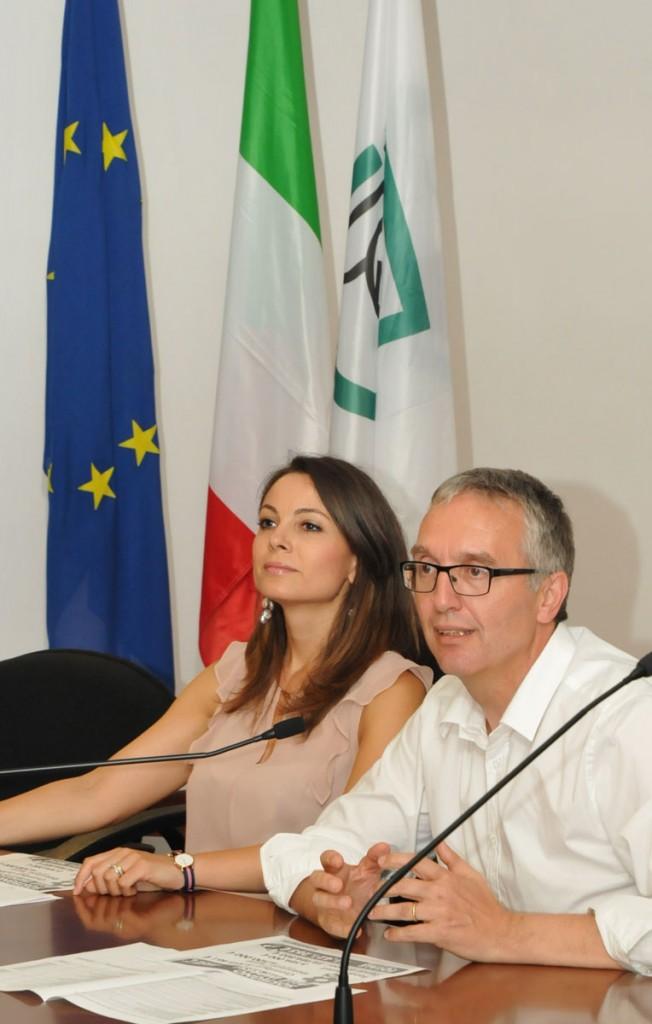 Manuela Bora e Luca Ceriscioli