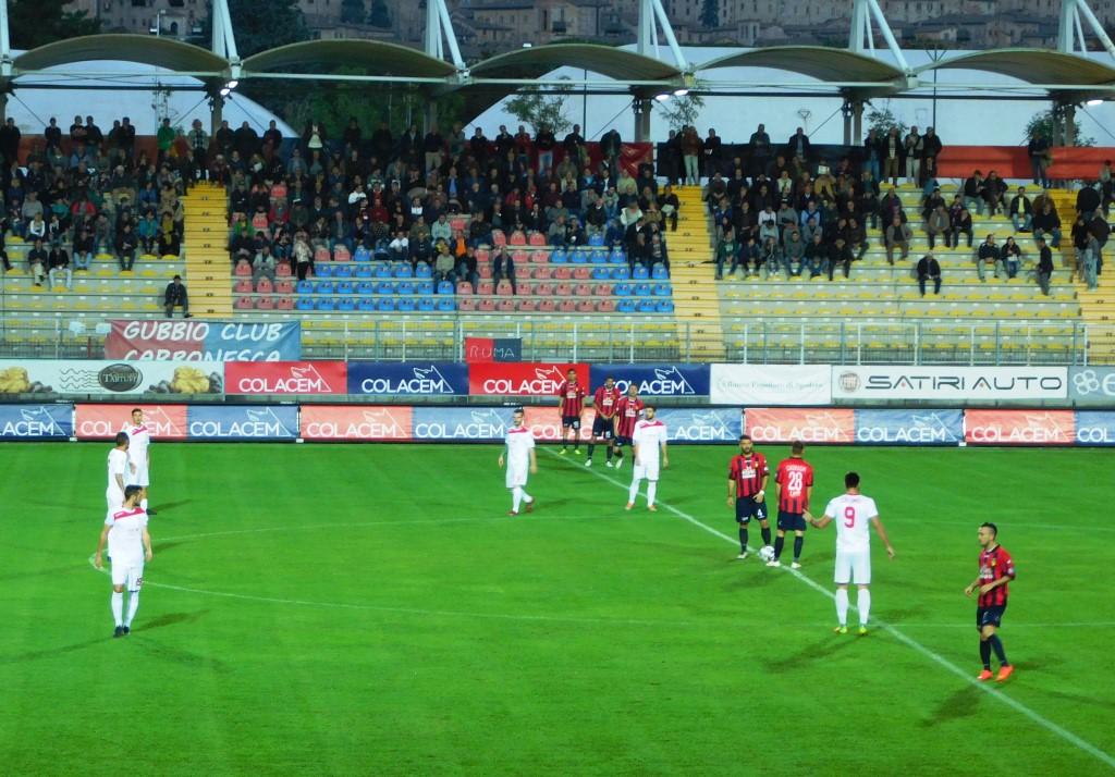 Gubbio- Maceratese 0-1. Prima vittoria esterna dei biancorossi