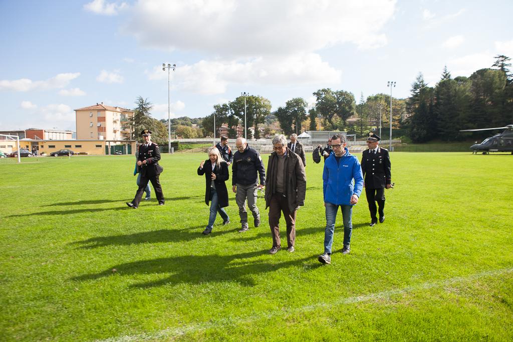 Vasco Errani a San Severino Marche, quattro rioni zona rossa