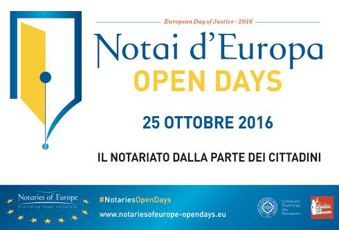 Open Day dei Notai d’Europa, incontri con scuole e cittadini sulla legalità