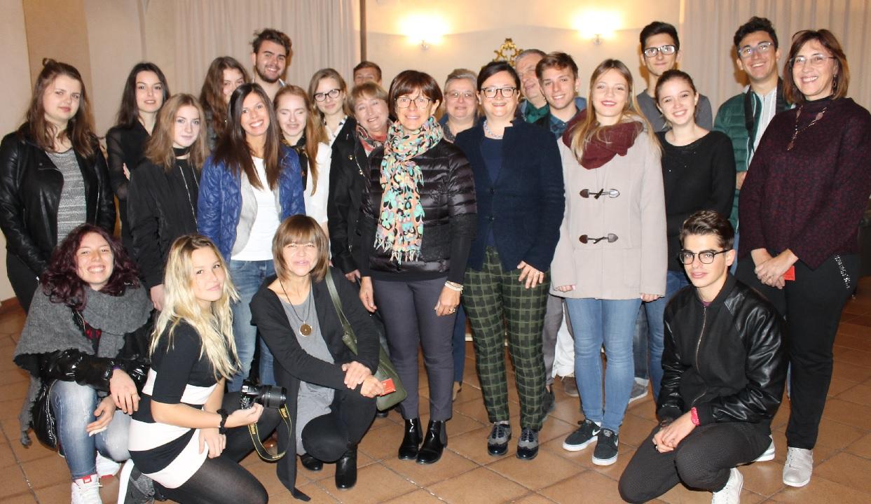 Studenti polacchi a Macerata per il progetto Erasmus ricevuti in Comune