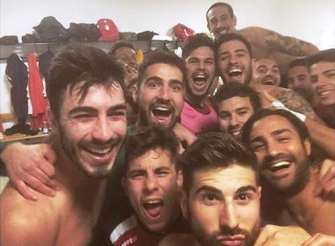 Maceratese, festa a Teramo. Palmieri: “Il gol? Lo dedico alla squadra”