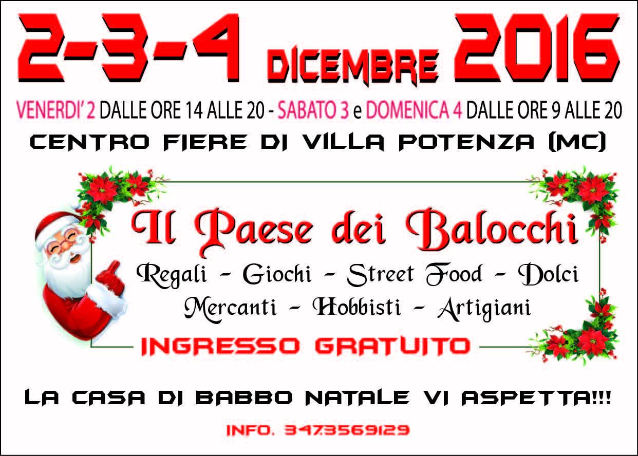 “Il Paese dei Balocchi”, fino a domenica al Centro Fiere di Villa Potenza