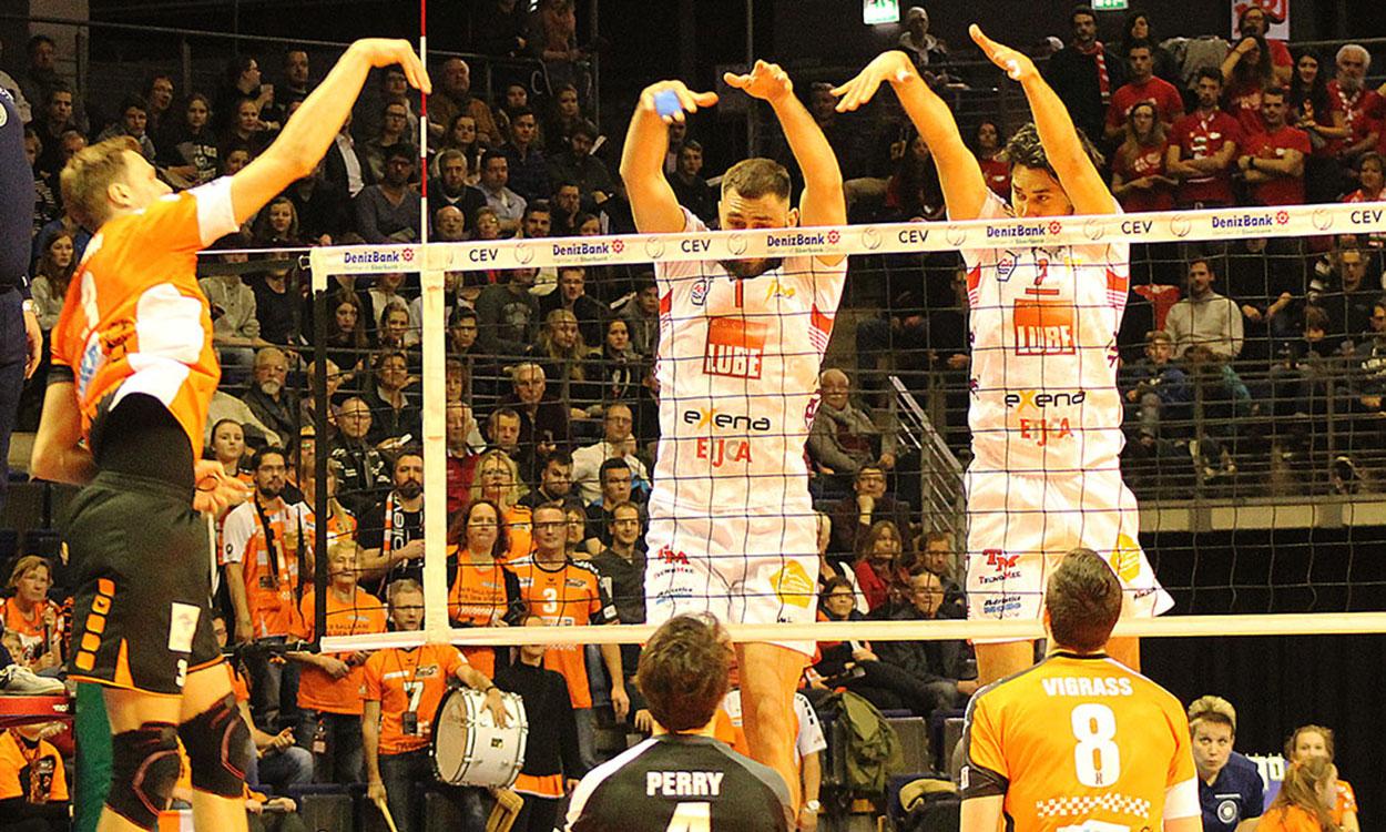 Lube Volley, a Berlino parte male l’avventura in Champions League