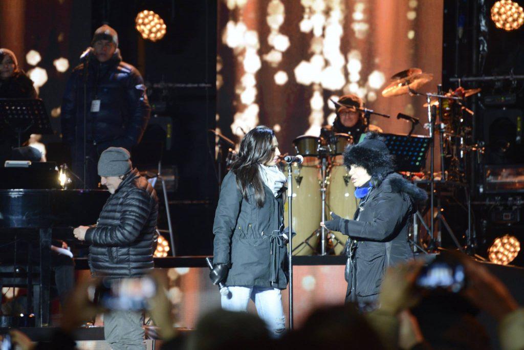 Anna Tatangelo e Loredana Bertè alle prove