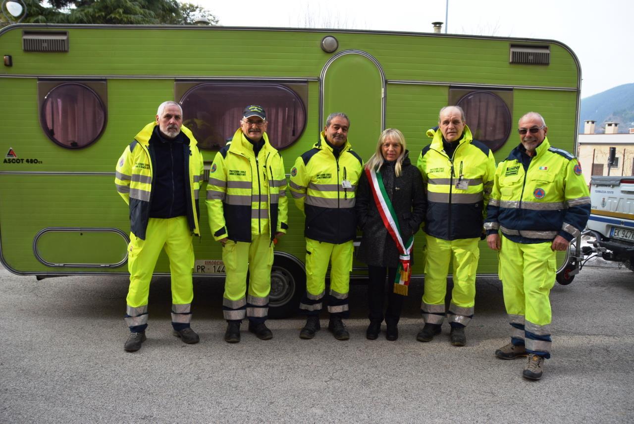 San Severino Marche: Cas in liquidazione, da Pavia donata una roulotte