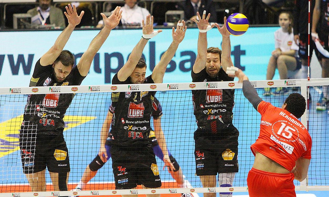 Lube in finale di Coppa Italia con Trento, battuta Piacenza al tie break