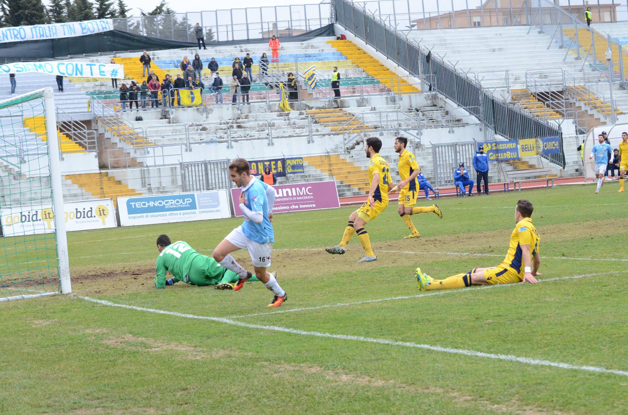 Maceratese-Modena 1-0, Palmieri goleador e migliore in campo