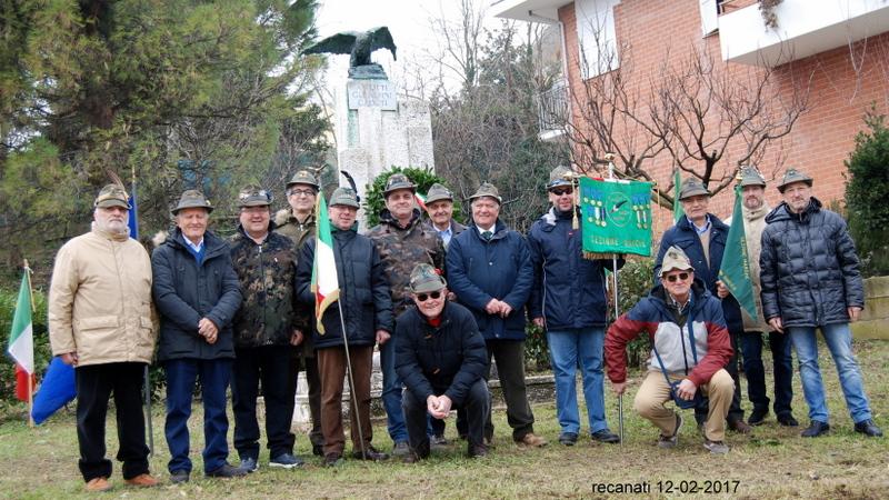 Giornata in amicizia per il Gruppo Alpini di Recanati e Castelfidardo