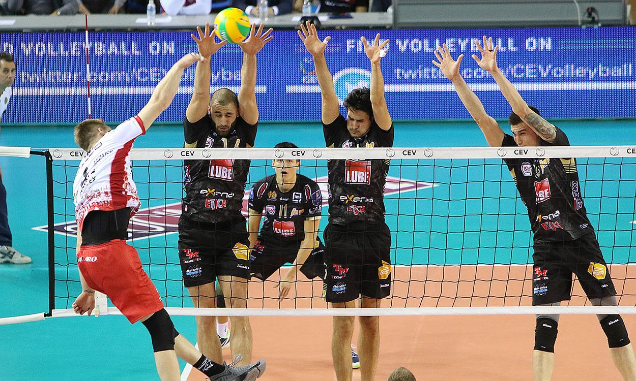 La Lube vola anche in Europa, un altro 3-0 ai polacchi del Resovia