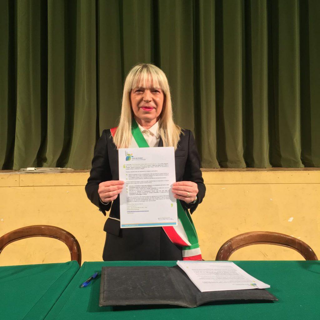 Rosa Piermattei ha sottoscritto il Patto dei Sindaci per il Clima e l'Energia