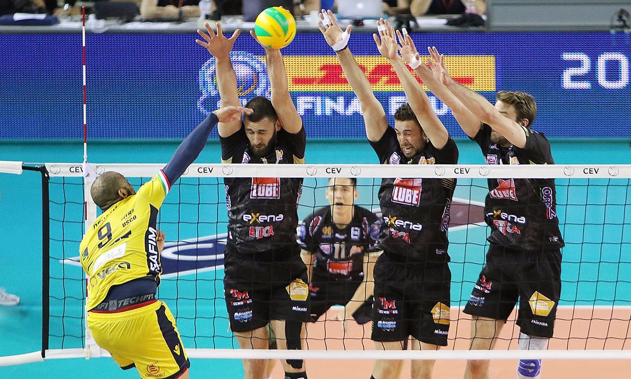 Lube vola in Final Four di Champions League, con Modena ancora 3-0