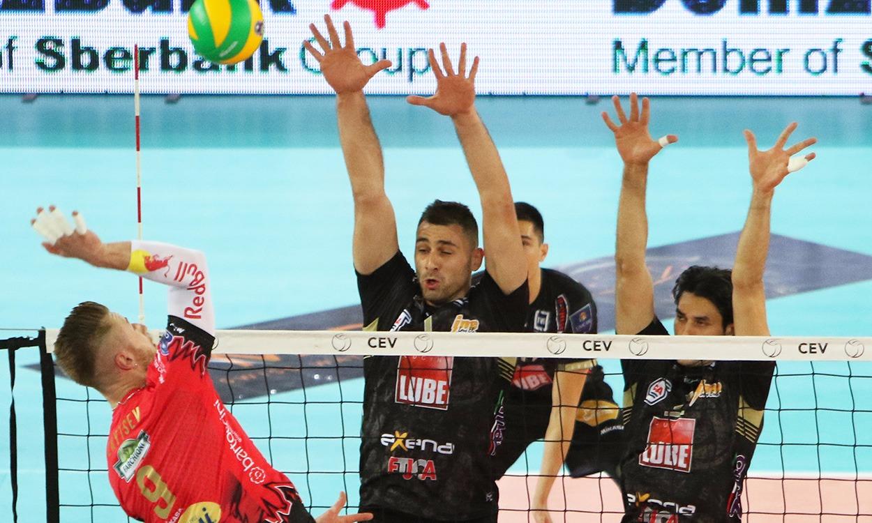 Addio Champions, Lube cede alla Sir Perugia (2-3) in semifinale