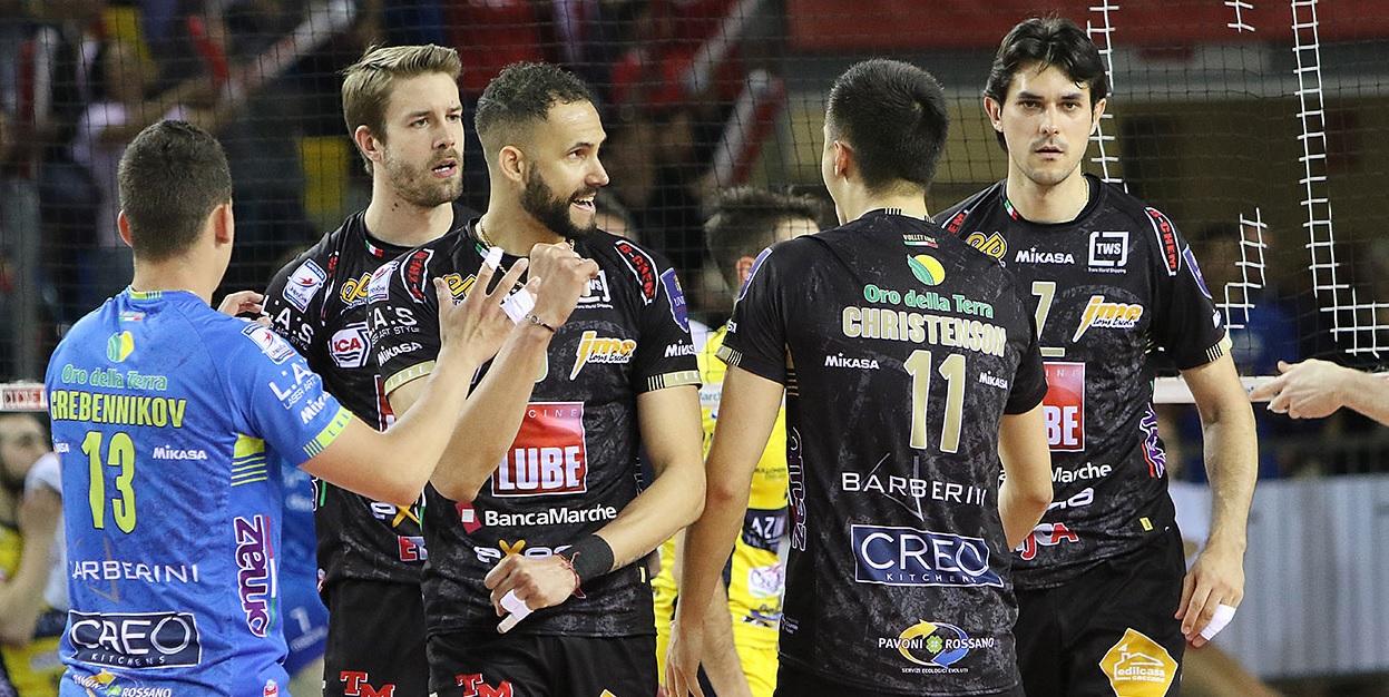 Lube a Modena per Gara 4, primo match ball per la Finale Scudetto