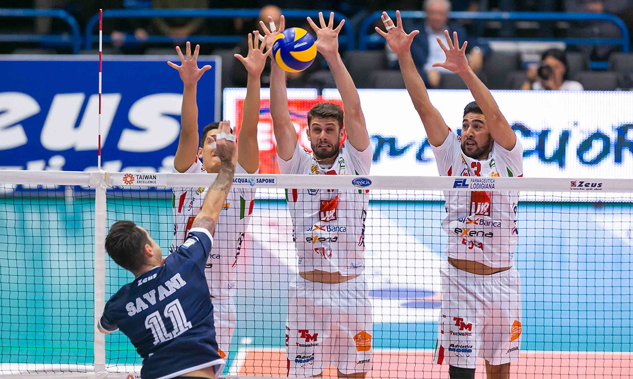 A Latina prima sconfitta della Lube in Superlega