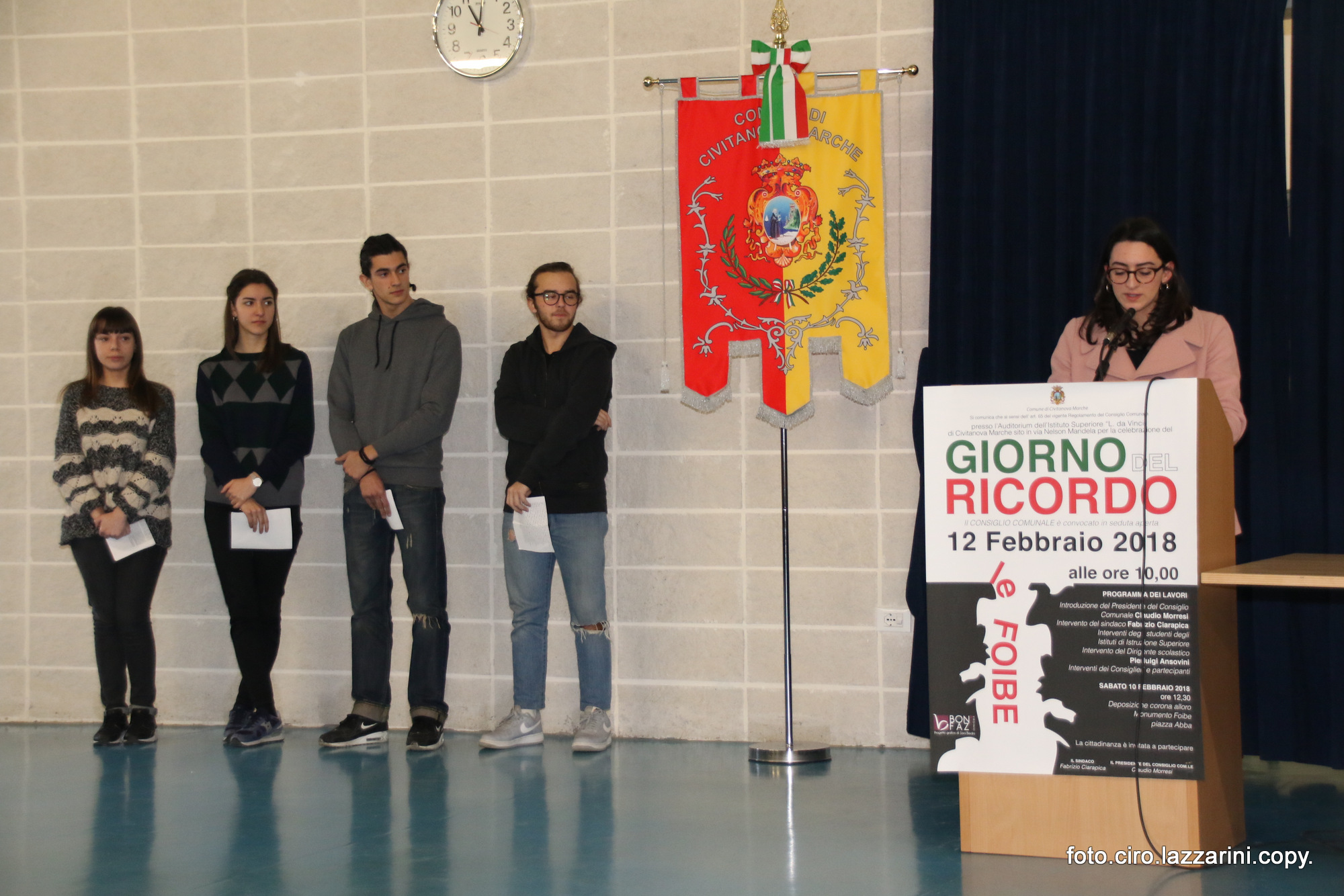 Civitanova Marche, il Giorno del Ricordo al Liceo Da Vinci