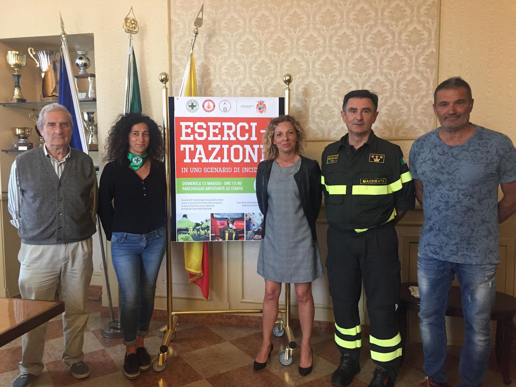 Esercitazione pubblica di soccorso a Civitanova Marche