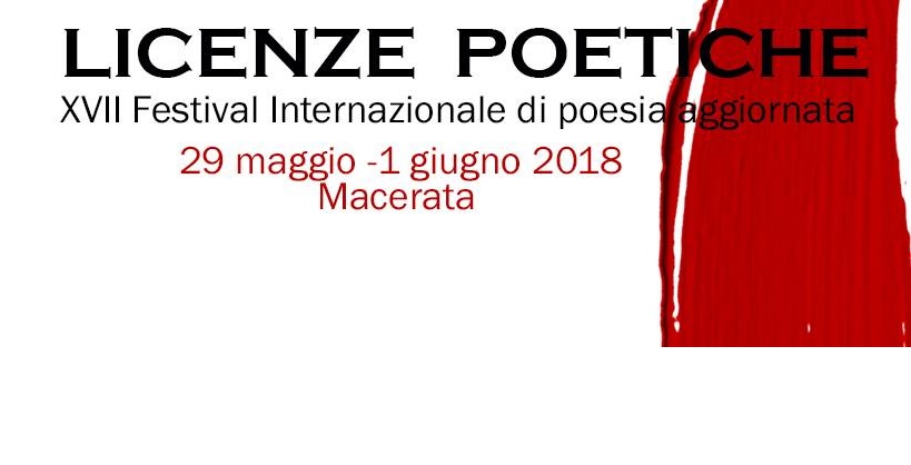 Macerata, serate di poesia con Licenze Poetiche Festival