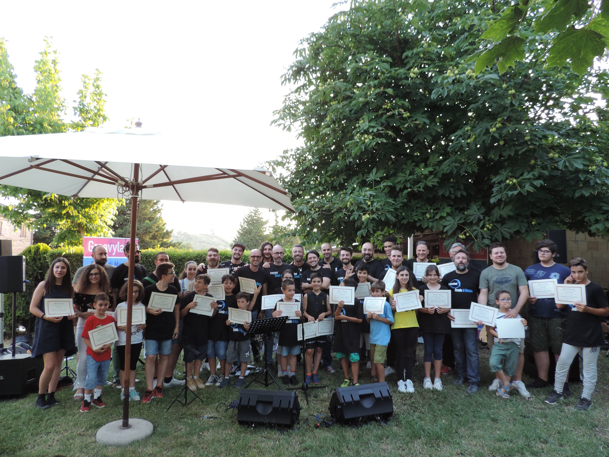 Festa per gli allievi della scuola di musica Groovyland