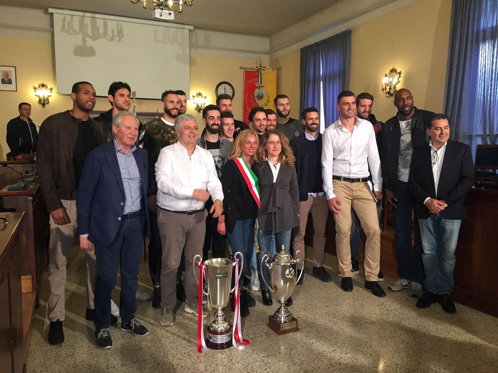 Civitanova Marche, i campioni della Lube festeggiati dal Comune