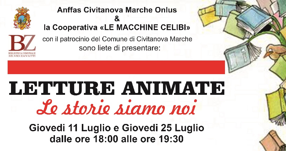 Civitanova Marche, letture animate nel giardino dell’Anffas