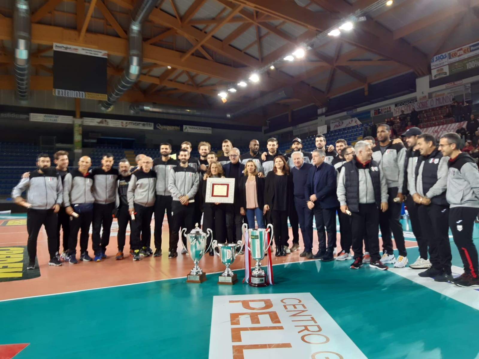 Lube, i campioni del mondo festeggiati a Civitanova Marche