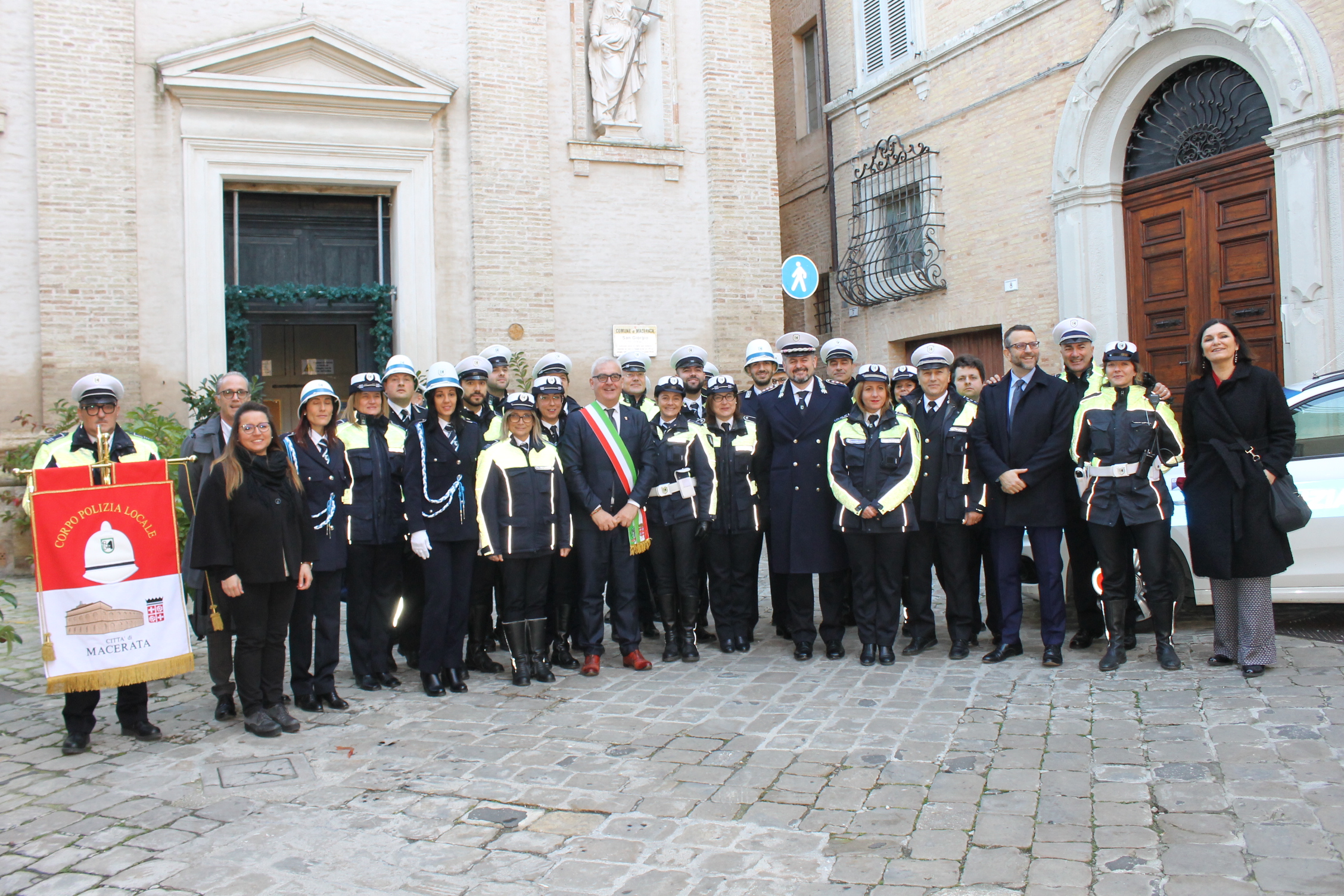 Macerata, la Polizia locale celebra il patrono San Sebastiano