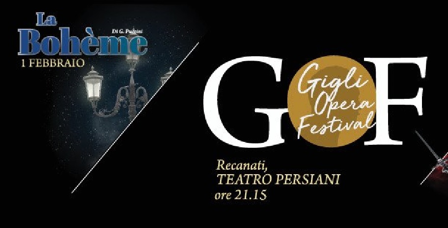 Gigli Opera Festival, La Bohème al Teatro Persiani di Recanati