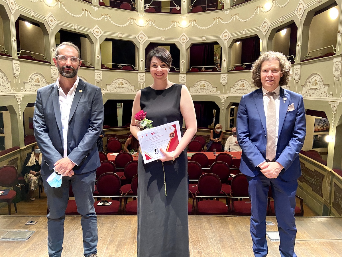 Montecosaro, Maria Cristina Bellantuono vince il Concorso Lirico