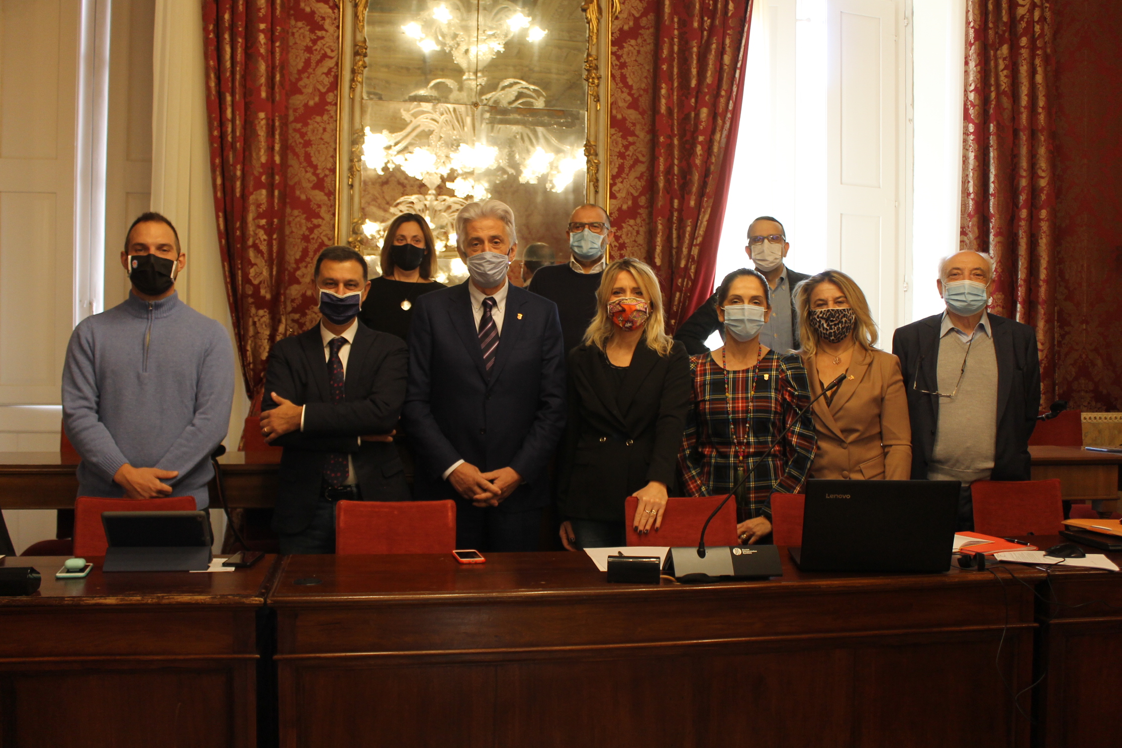 Macerata, prima riunione in Comune della Giunta Parcaroli