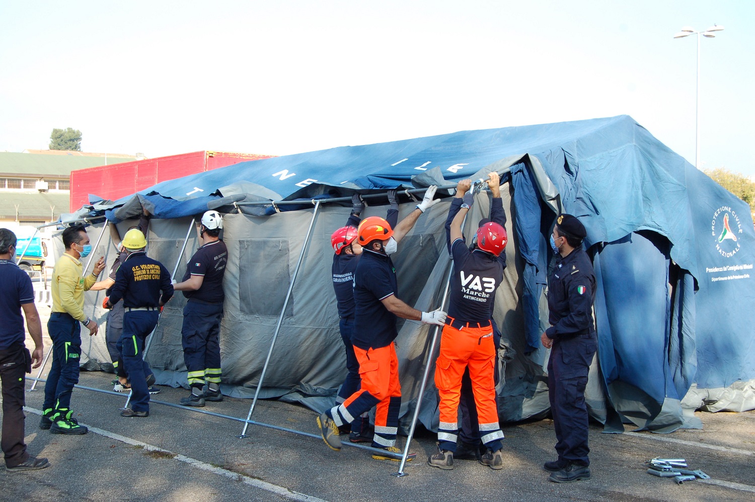 Operazione Igea, nelle Marche cinque Drive-through per tamponi