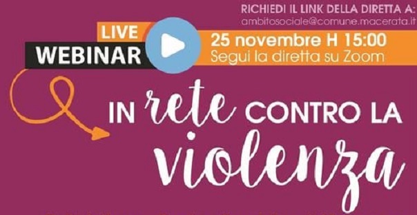 In rete contro la violenza, live webinar dell’ATS 15