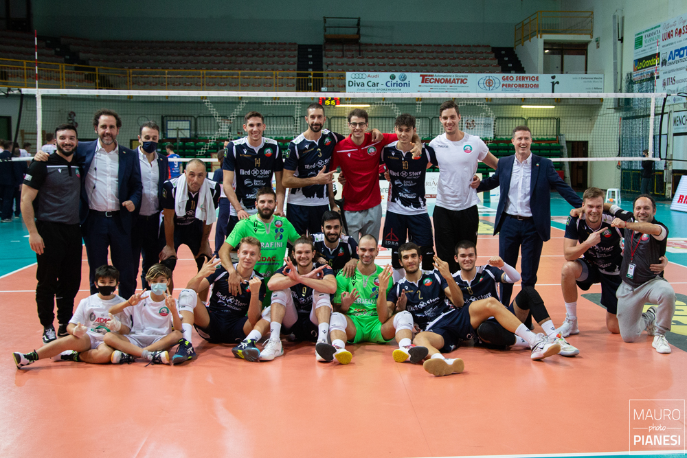 Med Store Macerata vince 3-0 il recupero con Bolzano