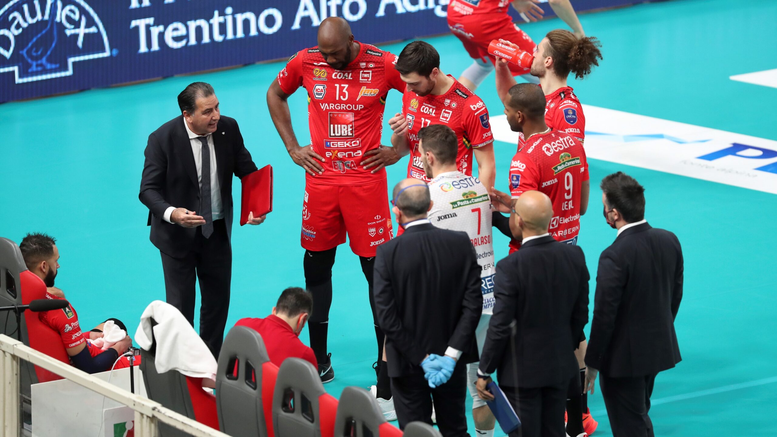 La Lube cade a Trento dopo la Champions, l’Itas vince 3-0